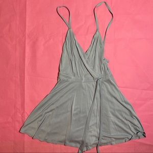 Baby blue romper / skort